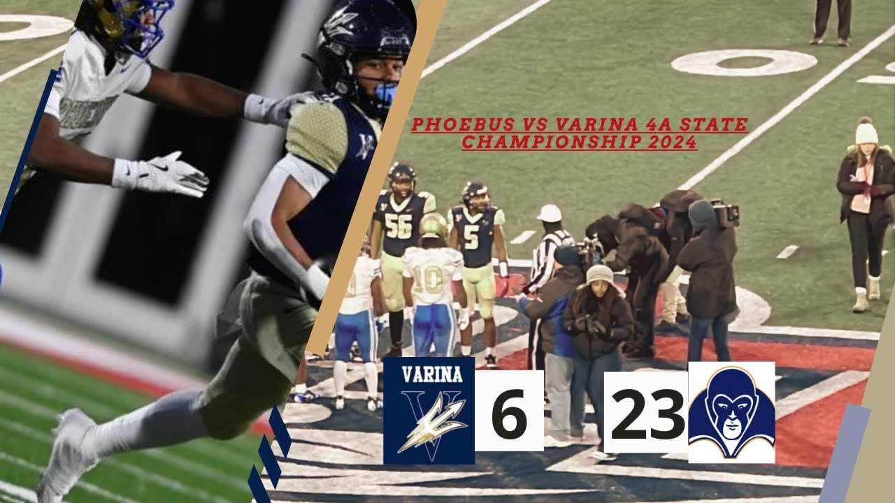 PHOEBUS Vs VARINA 4A STATE CHAMPIONSHIP HIGHLIGHT’S 🔥🏈🎬🎞️
