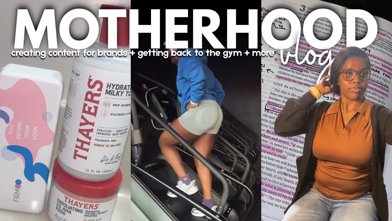 vlog:  PAID collabs only + baby shopping + gym + submitting content + chit chat 