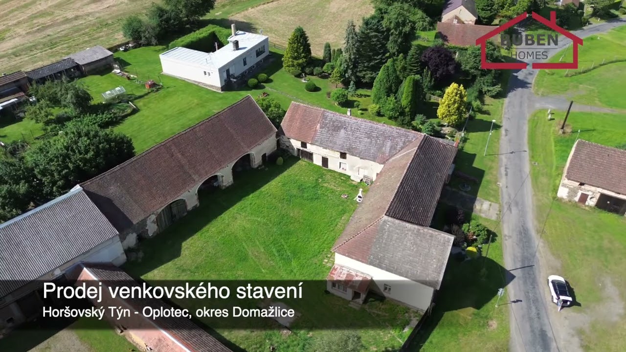 Prodej venkovského stavení Horšovský Týn - Oplotec