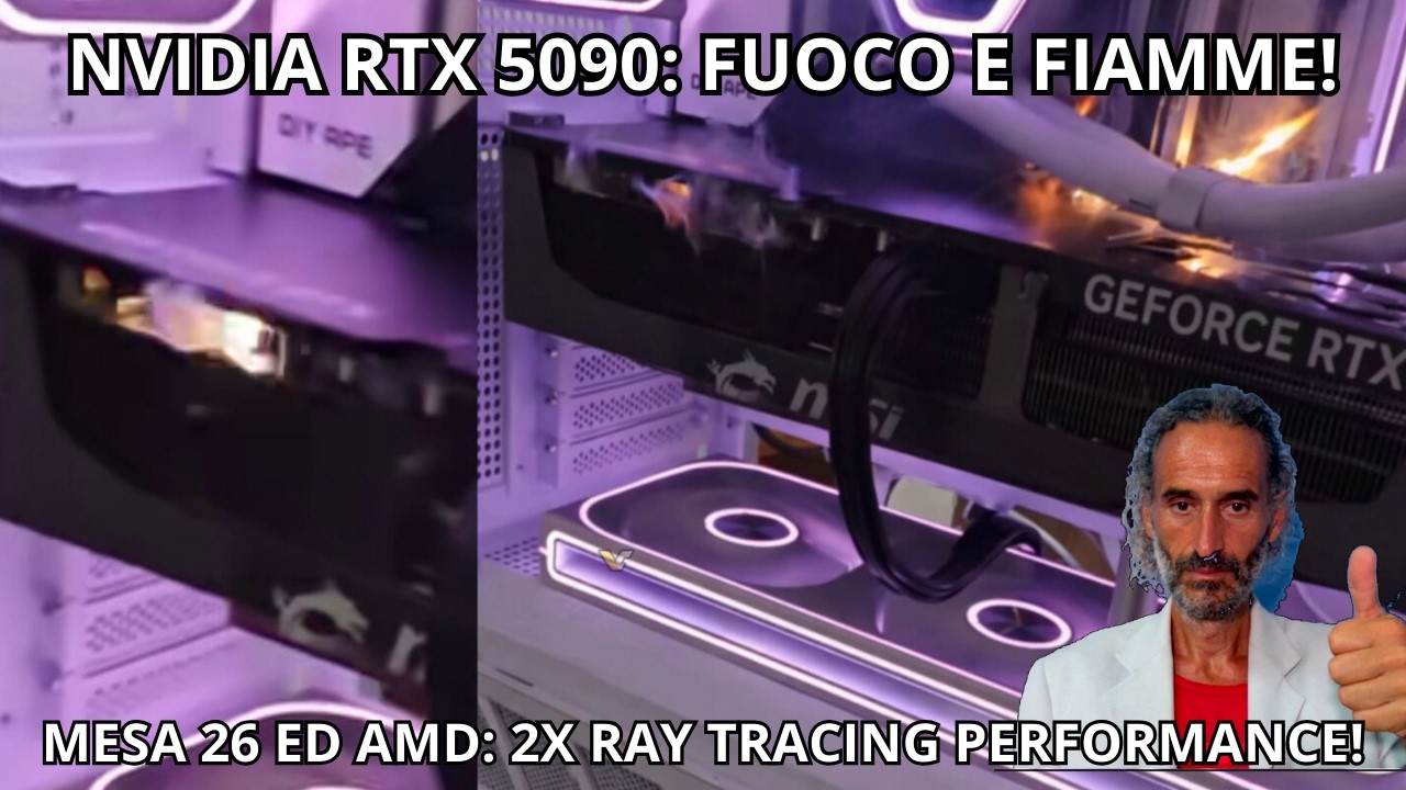 RTX 5090 A FUOCO! 🔥 AMD MESA 26: RT 2X e CORE ULTRA 400!