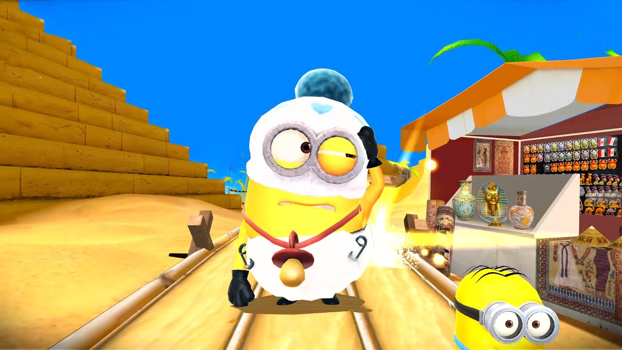Minions PC Game Minion Rush 2022 - Baby Minions Jump over obstacles 50 times At The pyramid | EP 01