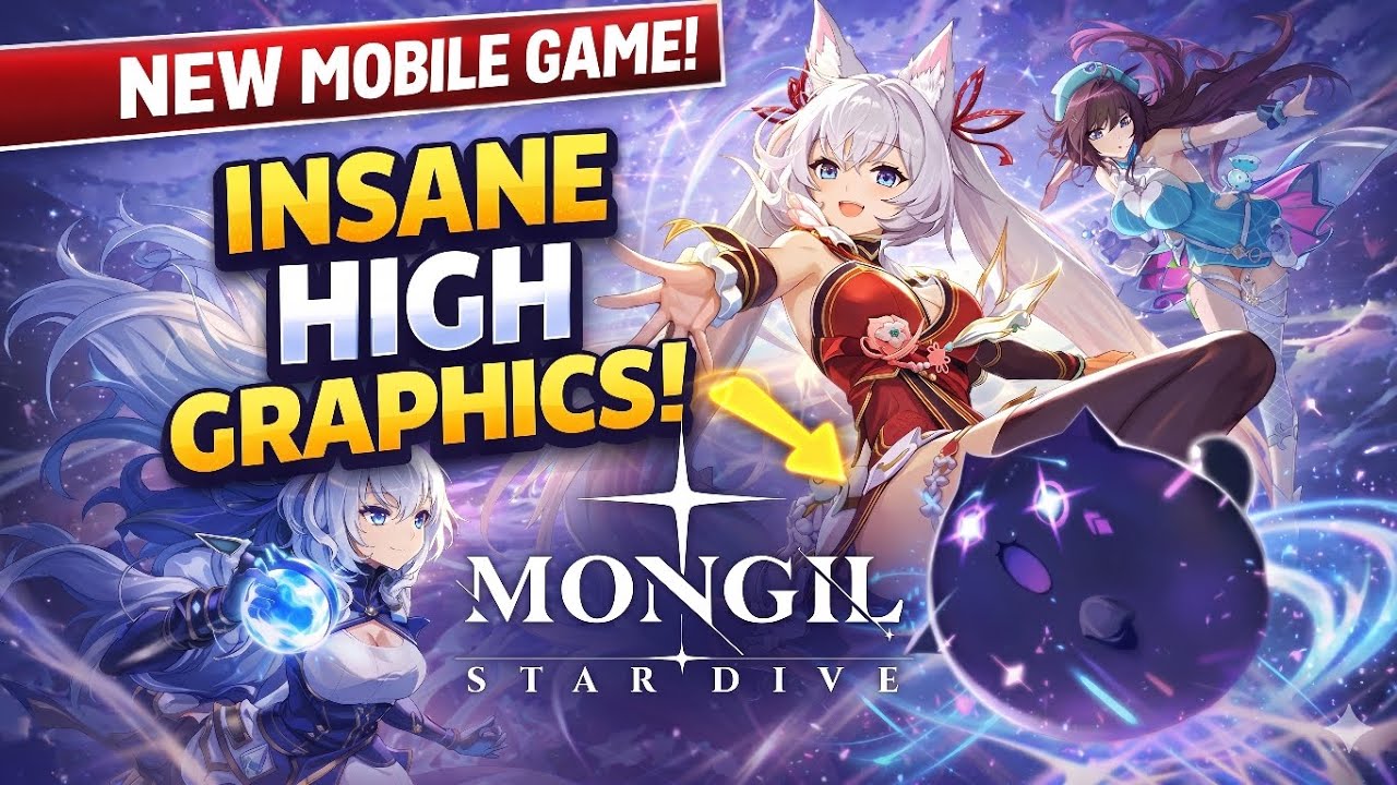 Mongil Star Dive: геймплей с максимальной графикой #mongilstardive #highgraphics #androidgaming