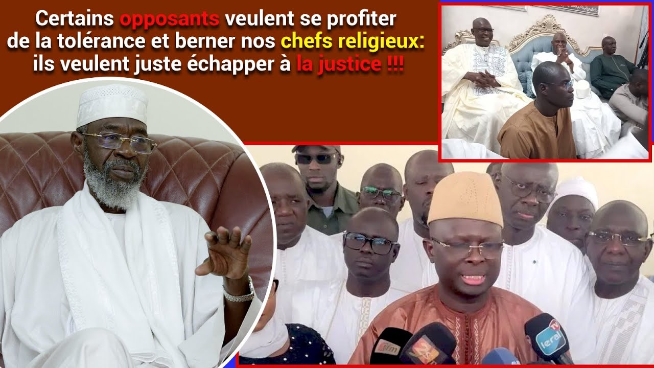 Certains opposants veulent se profiter de la tolérance et berner nos chefs religieux/ ils veulent ju