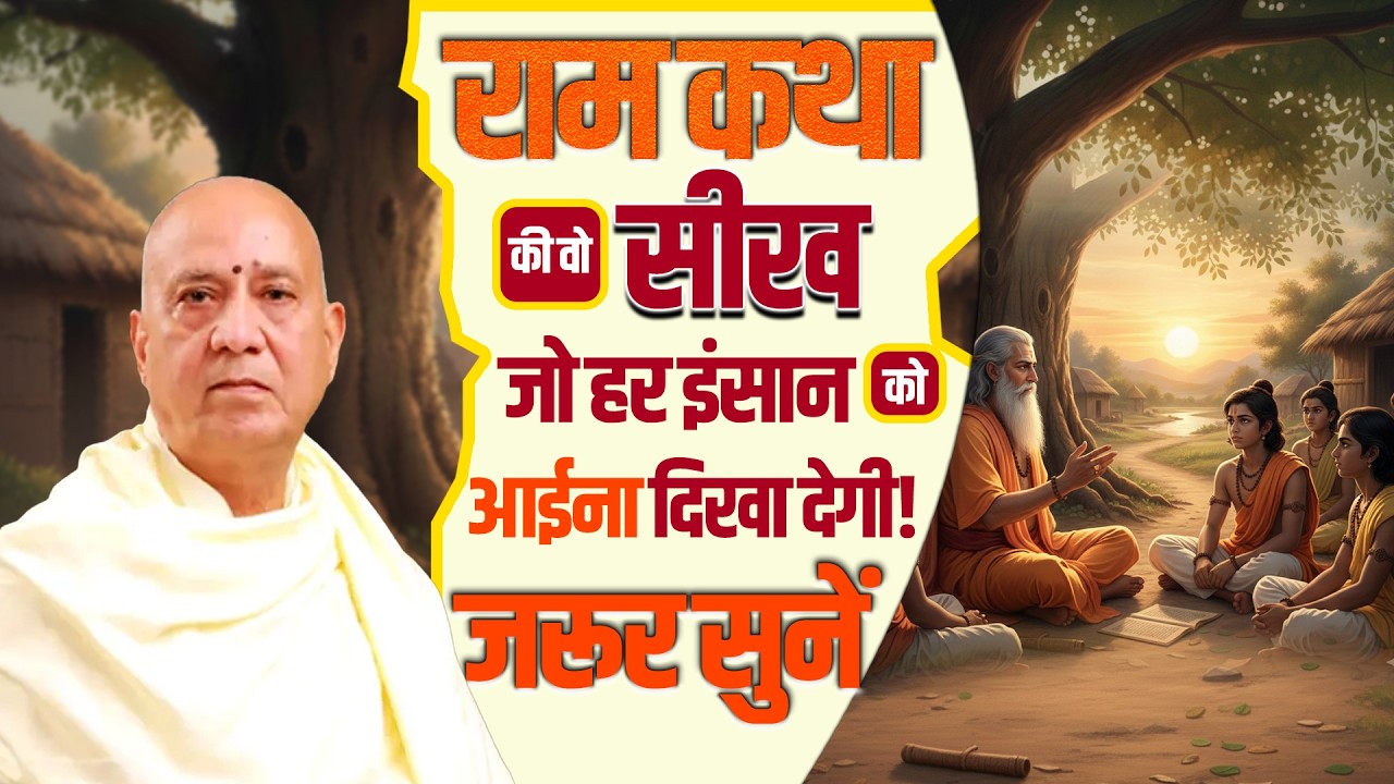 राम कथा की वो सीख जो हर इंसान को आईना दिखा देगी! जरूर सुनें | Vijay Kaushal Ji Maharaj