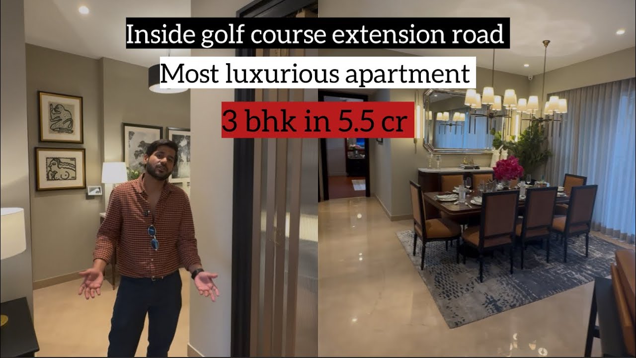 Hidden Gem on Golf Course Extension Road 💎 Full Luxury Sample Flat Tour