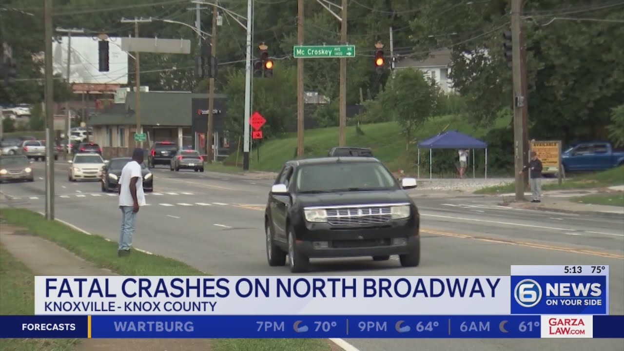 Officials look to curb fatalities on North Broadway in Knoxville