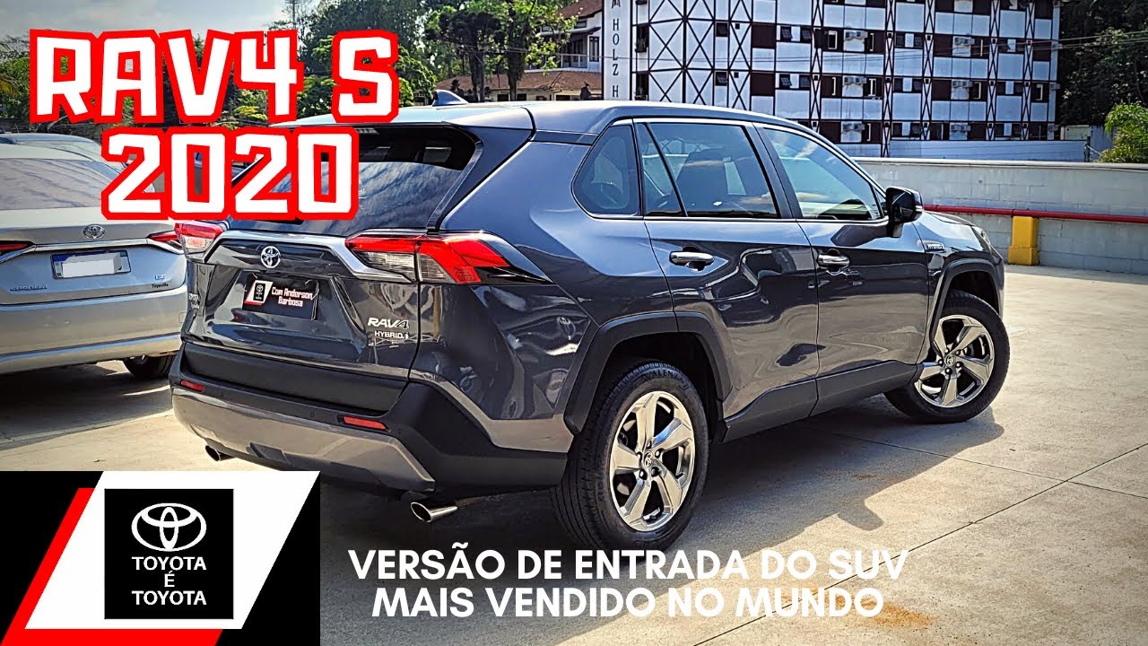 RAV4 2020 | TOYOTA RAV4 S HYBRID 2020 SEMINOVO DETALHES DO INTERIOR E EXTERIOR