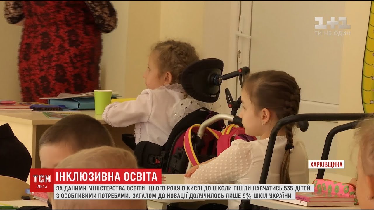 Новий закон про інклюзивну освіту змогли реалізувати лише у 9% шкіл