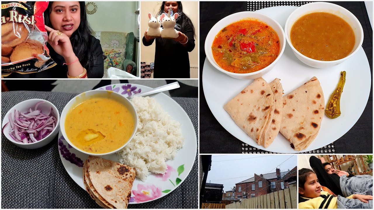 Indian Housewife's Afternoon To Night Routine in UK (Cooking, Cleaning & Monthly Grocery)