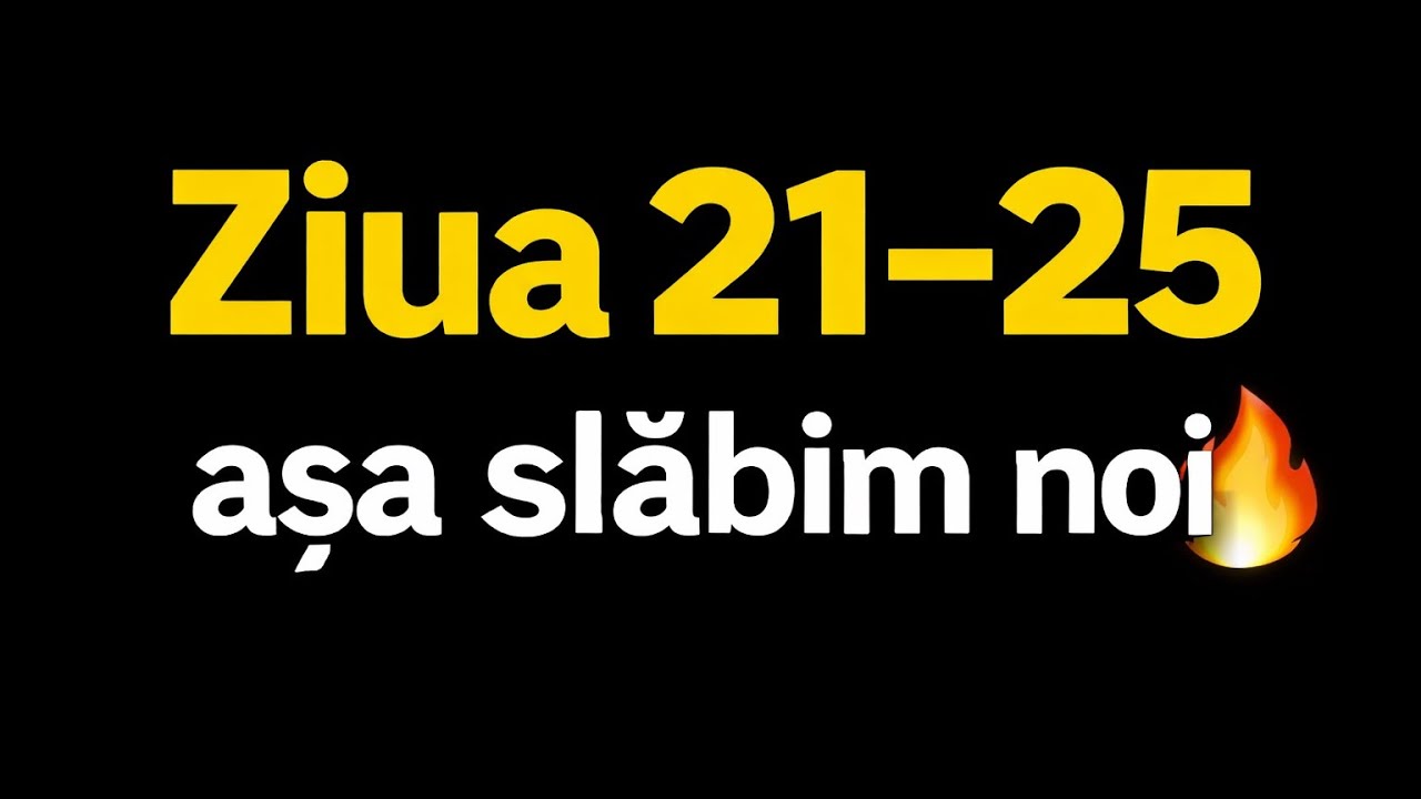 Ziua 21–25 | Așa am slăbit noi tată & fiu – mâncare reală, fără secrete #slabimimpreuna