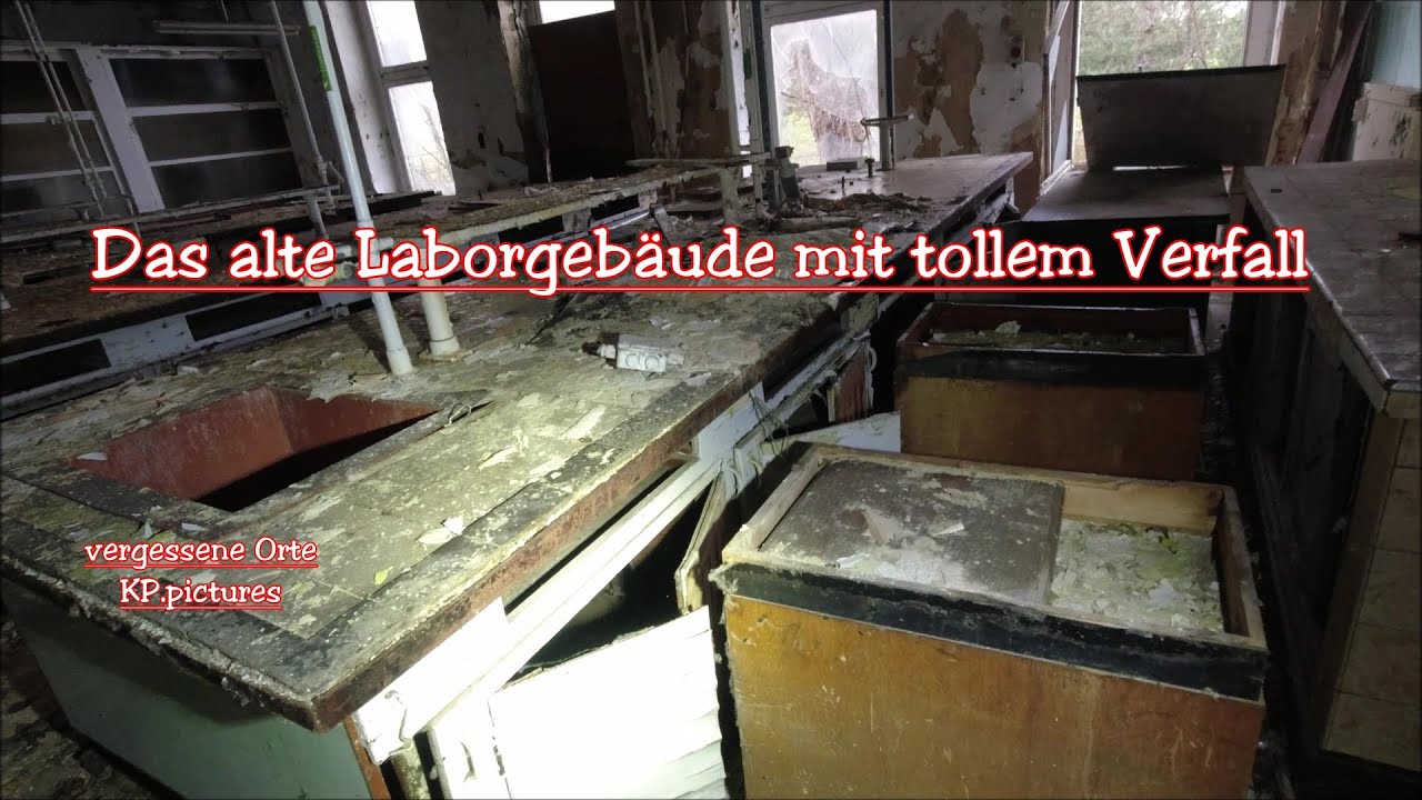 Verlassenes Chemielabor aus DDR Zeiten