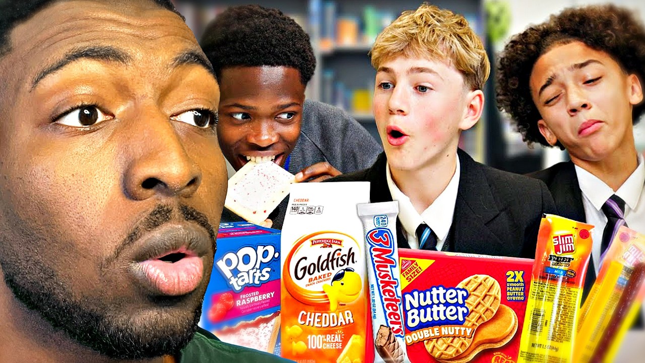 They Will Never Eat Crumpets Again After This | British Highschoolers try American Snacks!
