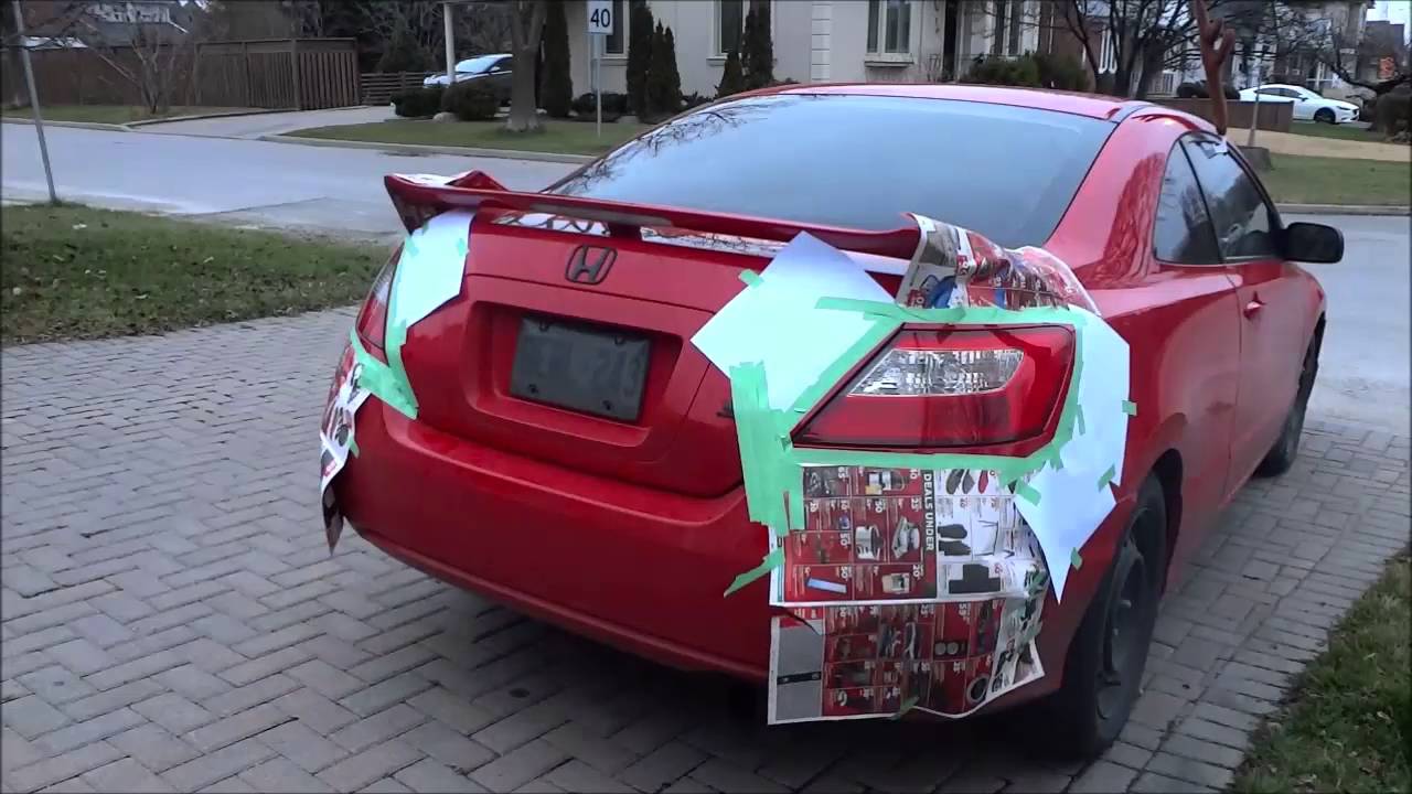 Tinting Tail Lights With Plastidip (1 Coat Of Black, 3 Coats Of Clear)