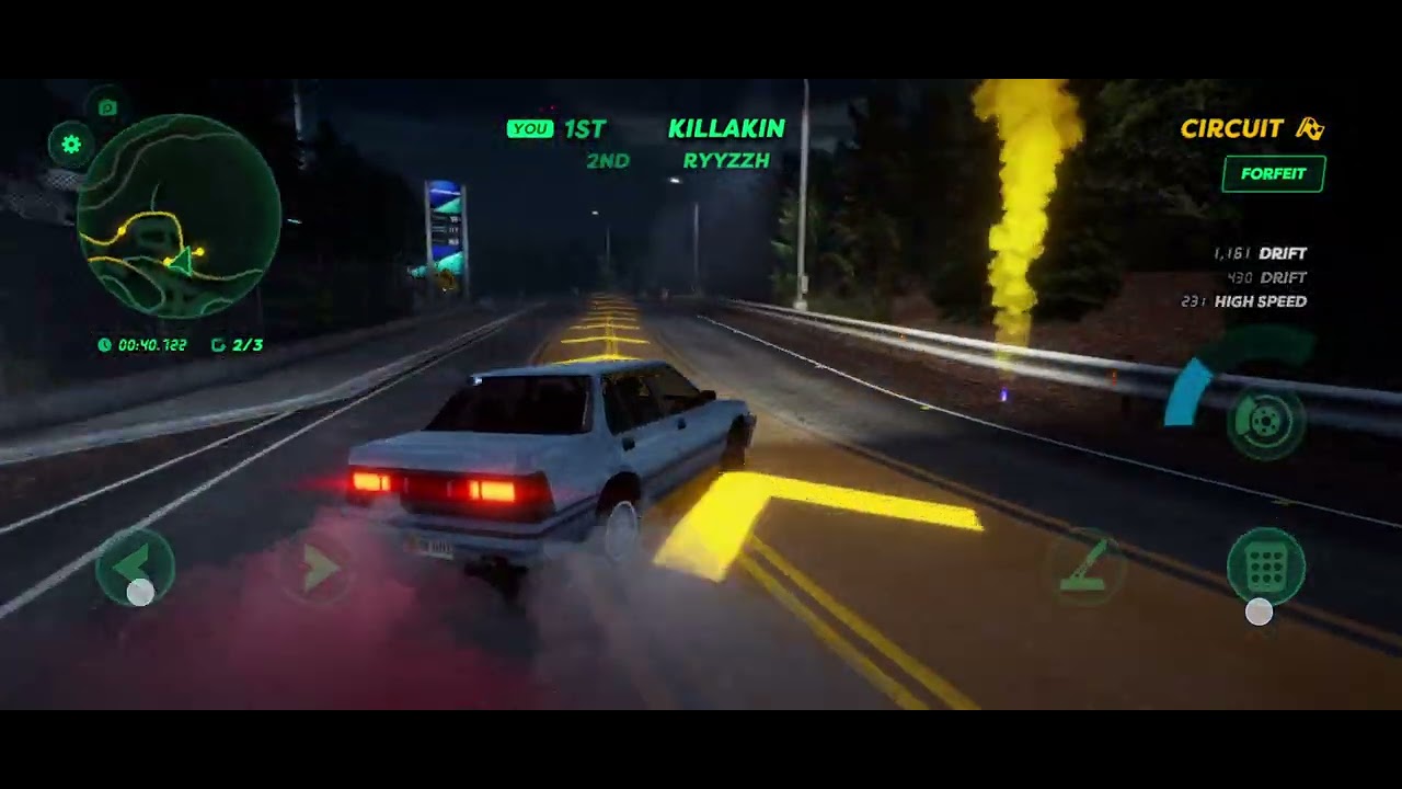 Found a shortcut in the race I had