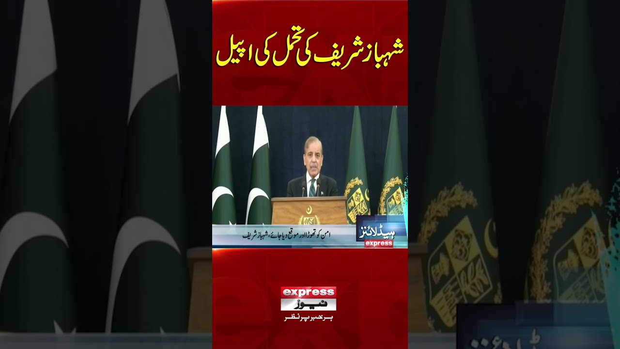 'Give peace a little more chance': PM Shehbaz calls for restraint after Israel Iran exchange attacks