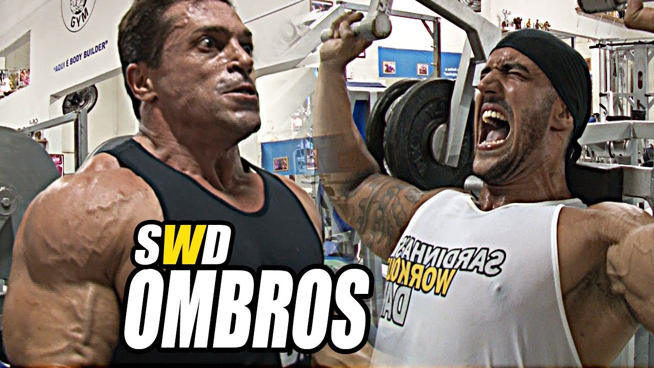 Fernando Sardinha com Danilo França. Treino de Ombros.