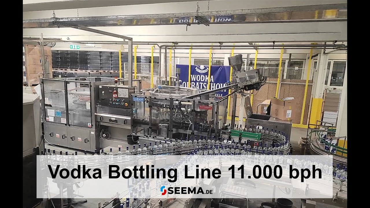 Vodka Bottling Line 11.000 bph Bertolaso P.E Kettner