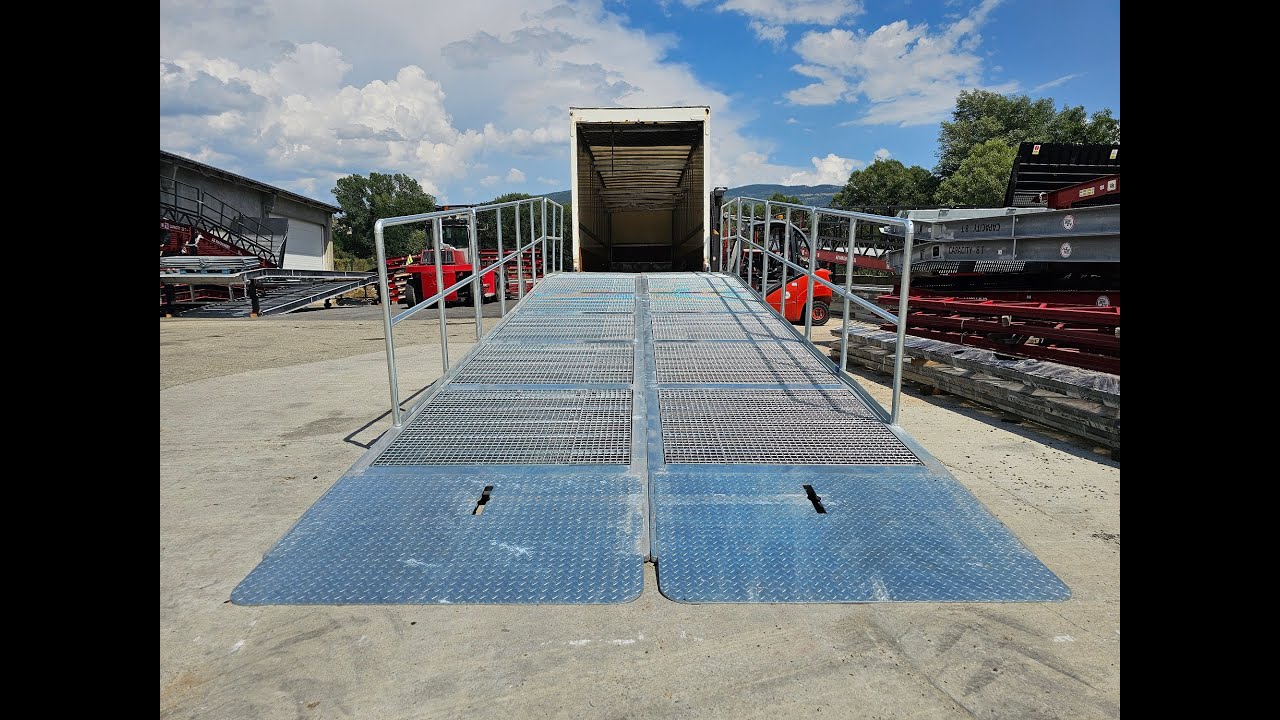 Procès détaillé fabrication des rampes de chargement AZ RAMP
