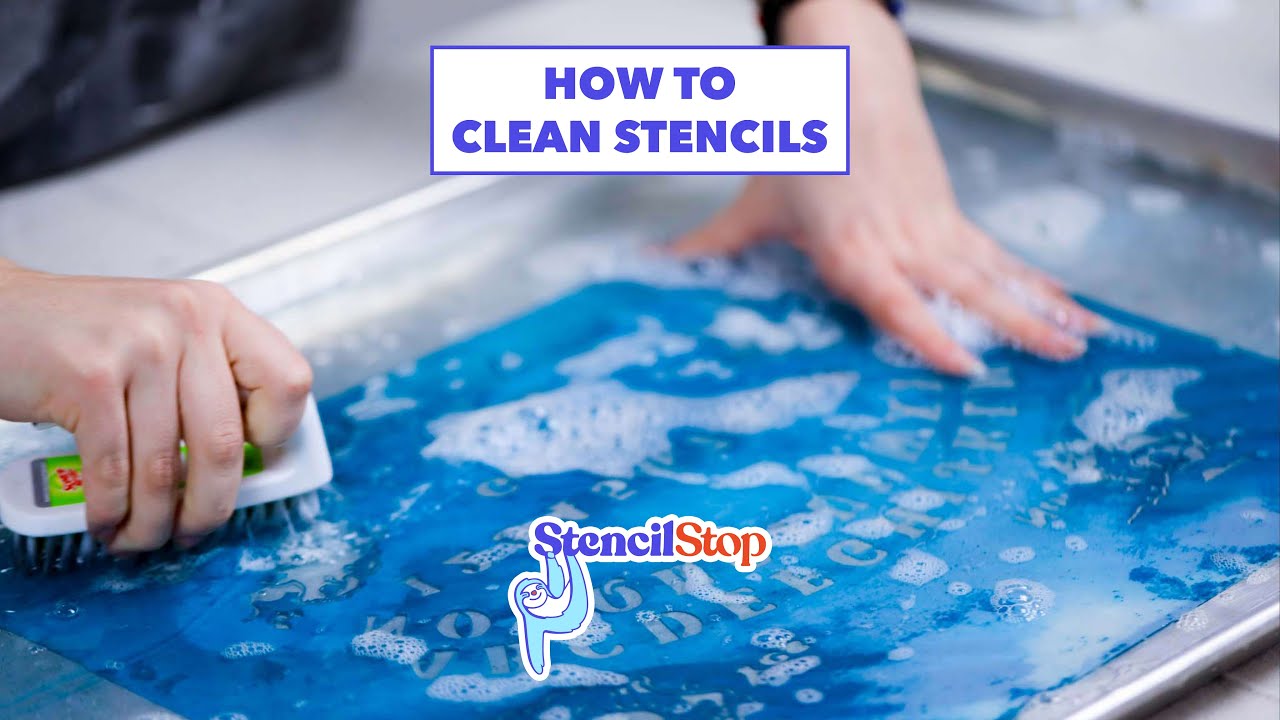 How to Clean Mylar Stencils | Stencil Stop