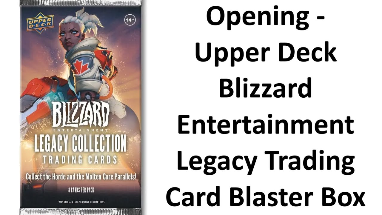 Opening TCG - Upper Deck Blizzard Entertainment Legacy Trading Card Blaster Box