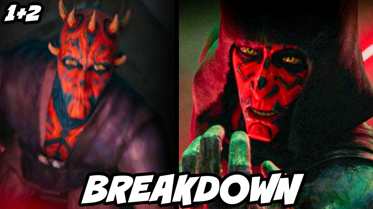 DARTH MAUL SHADOW LORD BREAKDOW ODC. 1 I 2 - MAUL JEST BEZLITOSNY