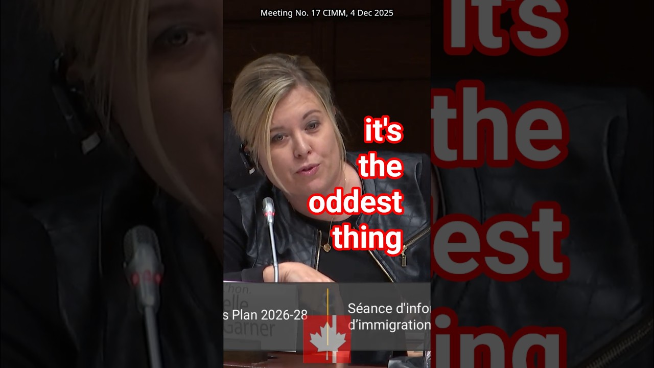 This is the oddest thing ever said by an immigration minister at commtitee