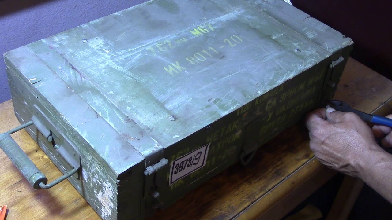 Yugoslavian Surplus Ammo uncrate