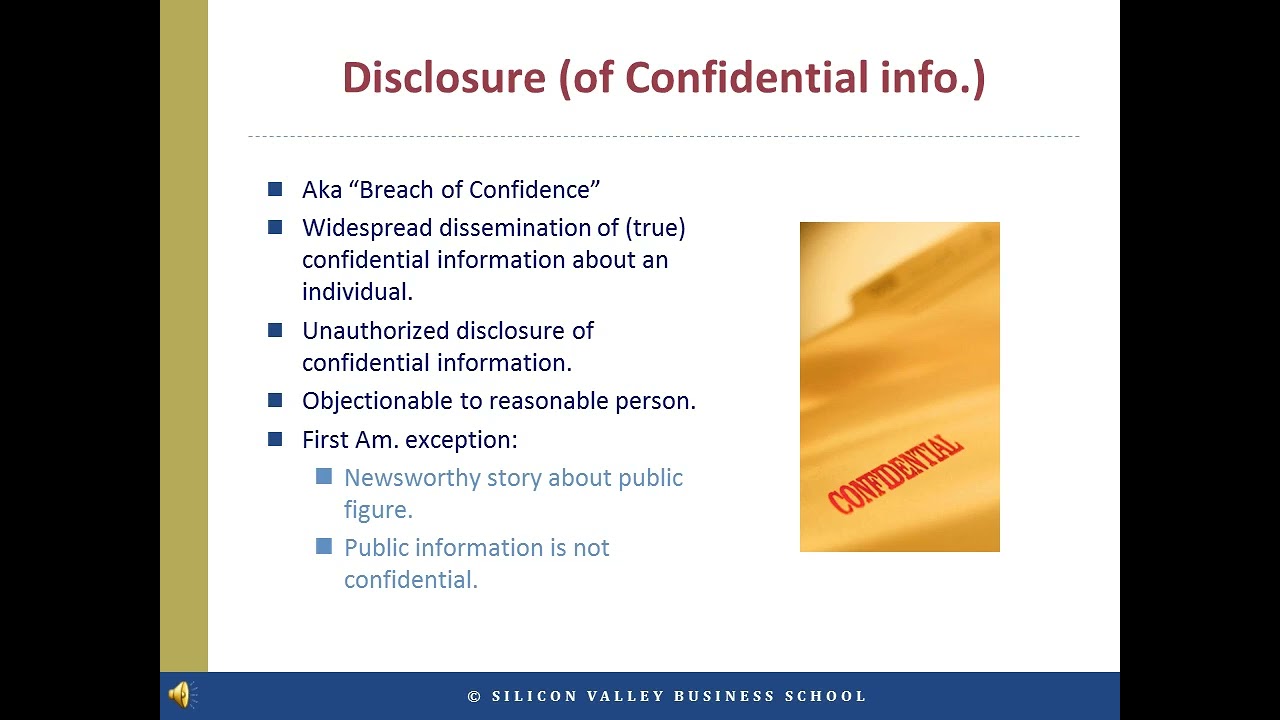 Defamation, False Light, and Disclosure: Protecting Privacy and Reputation