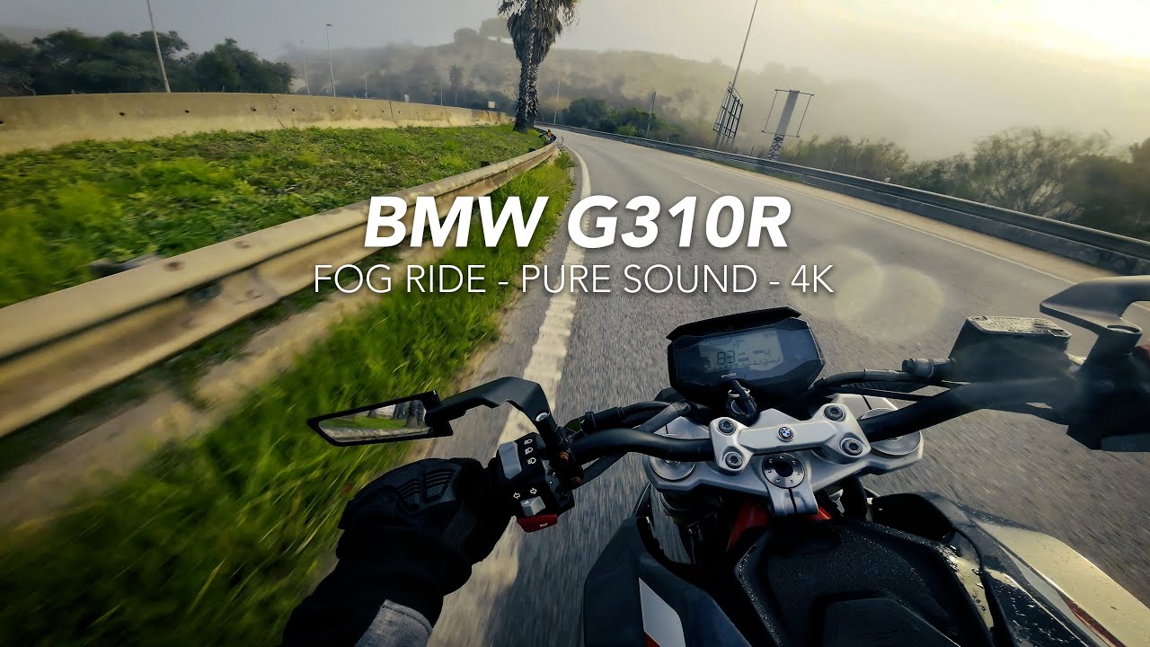 BMW G310R - Fog Ride - Pure Sound - 4k DJI Action 3