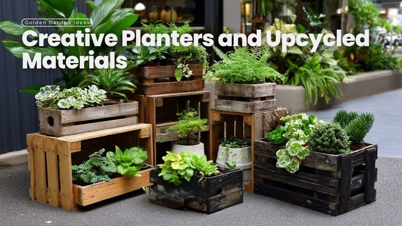 Budget DIY Garden Decor Ideas with Creative Planters and Upcycled Materials