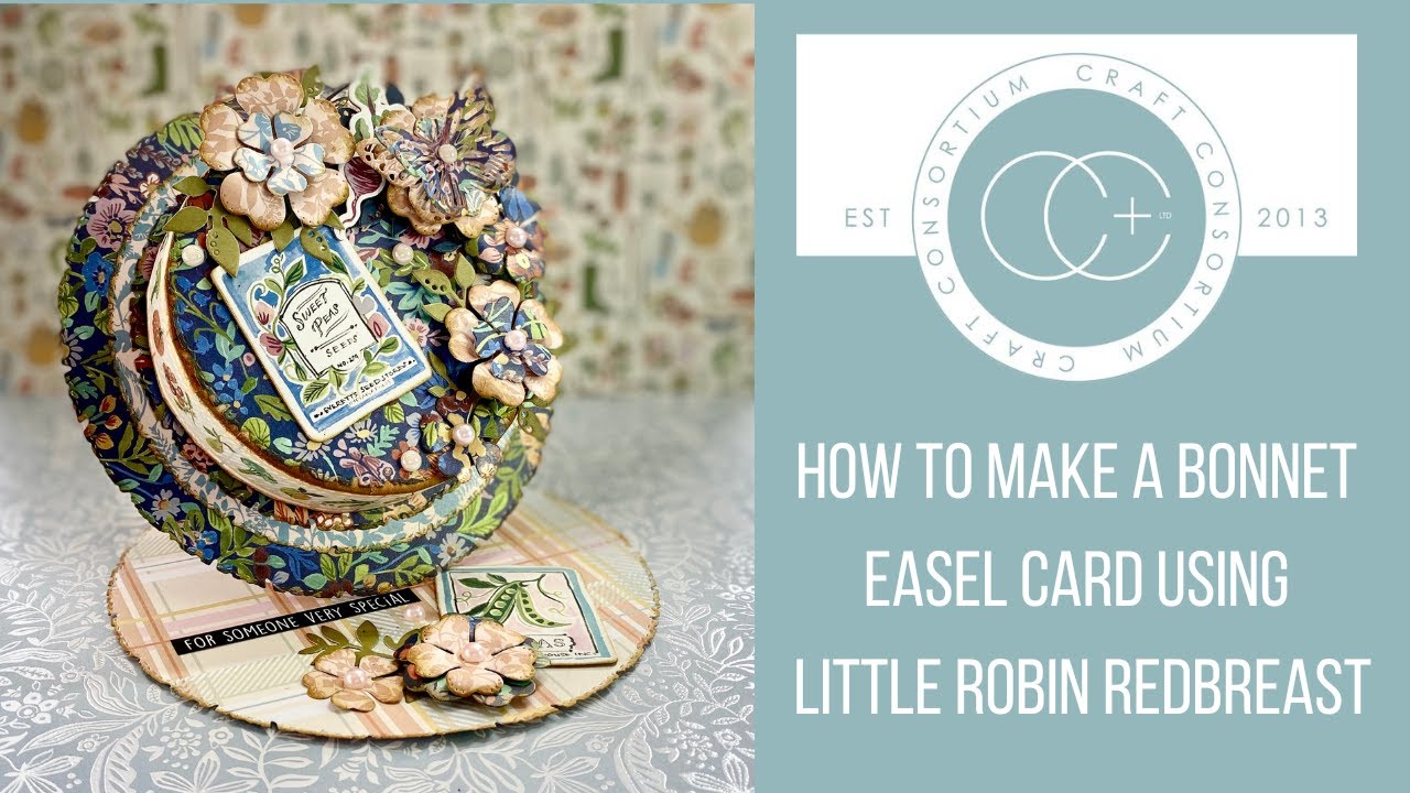 HOW TO MAKE A BONNET EASEL CARD USING 