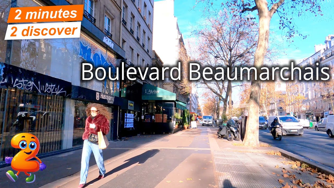 2 minutes 2 discover 369: Boulevard Beaumarchais, Paris, France