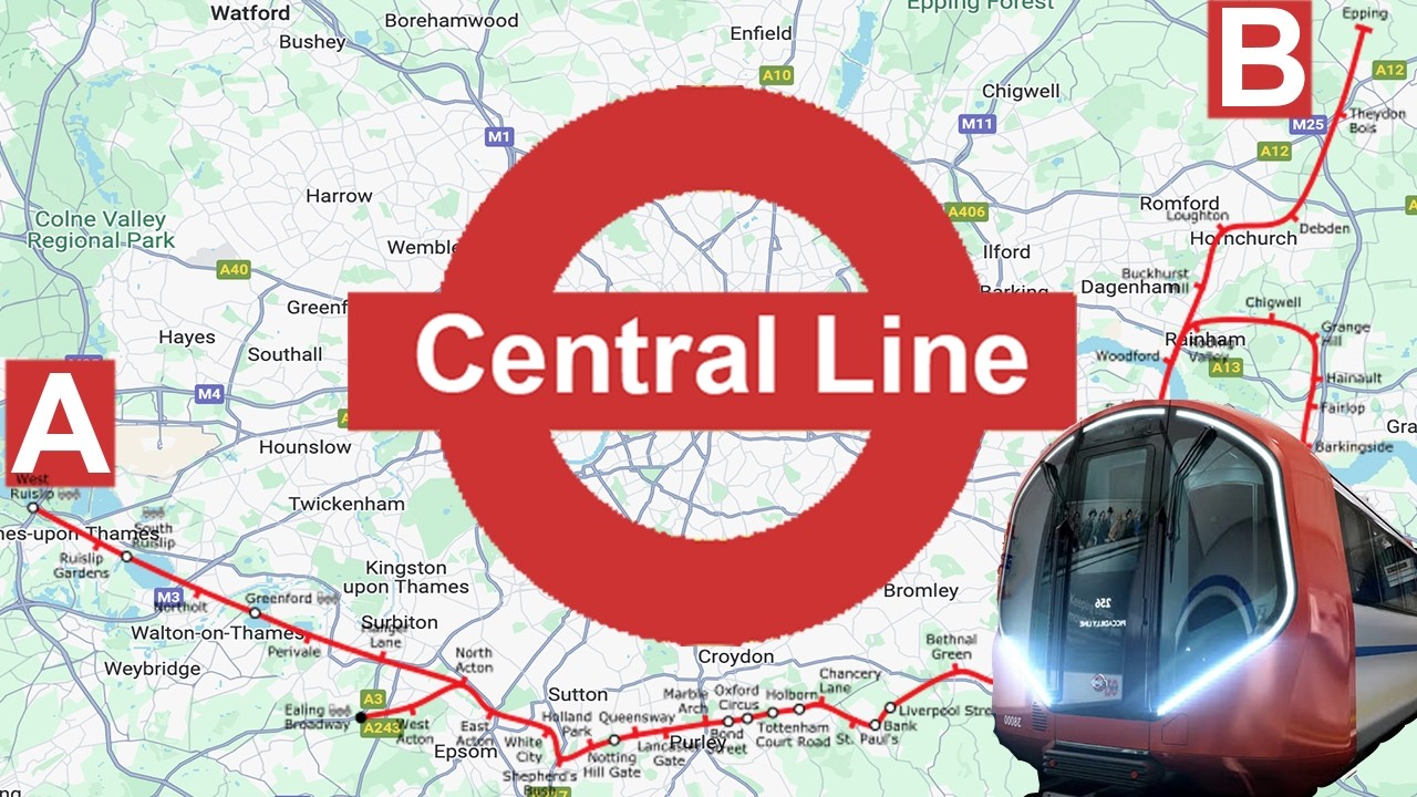 London Underground - Central Line Full Journey