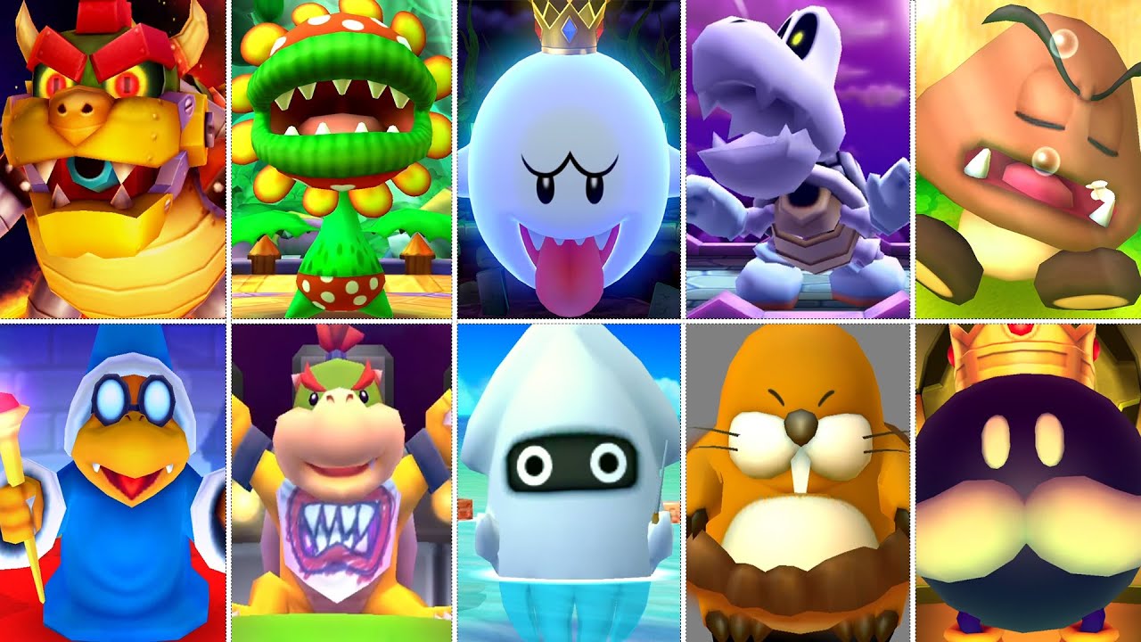 Mario Party Star Rush All Bosses (Master Difficulty & No Damage)