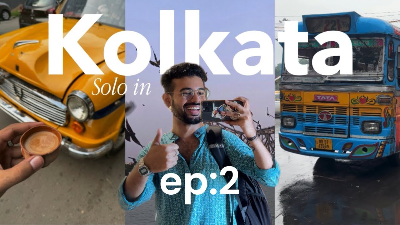 Solo travel in Kolkata City for Durga Pooja🚖 | #abhiKolkatamei