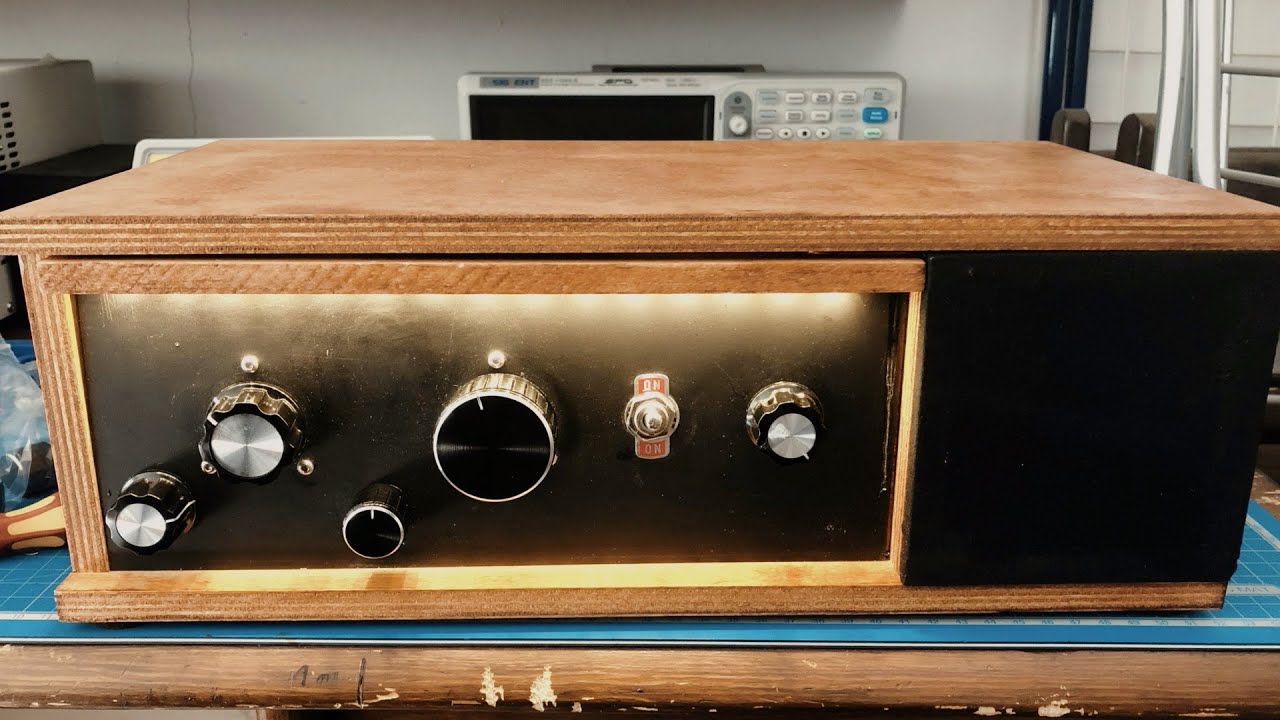 Wooden Radio   High Performance Regenerative Receiver