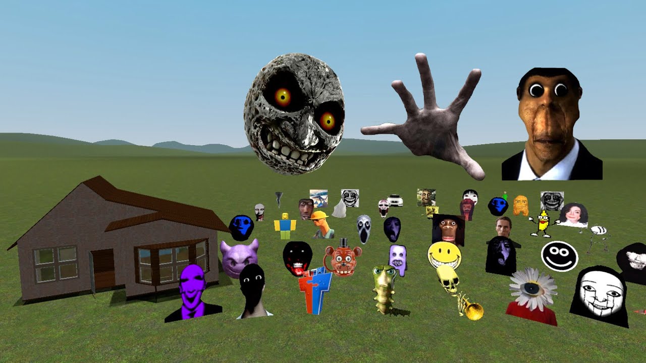 Too Much Nextbot Vs House In Garry's Mod