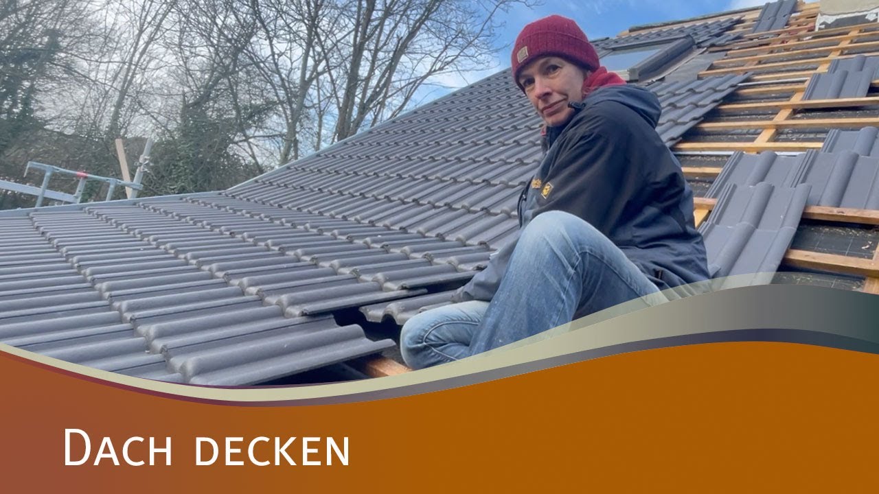 Wie geht das? Wir decken unser Dach zu zweit!