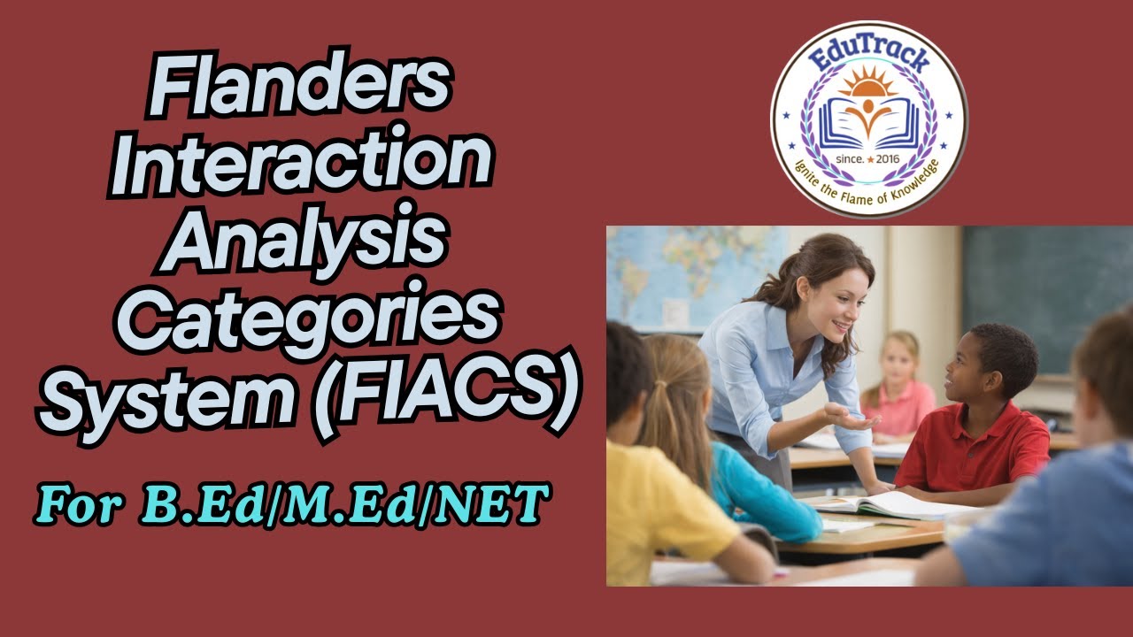 Flanders Interaction Analysis Categories System (FIACS) | For B.Ed/M.Ed/NET