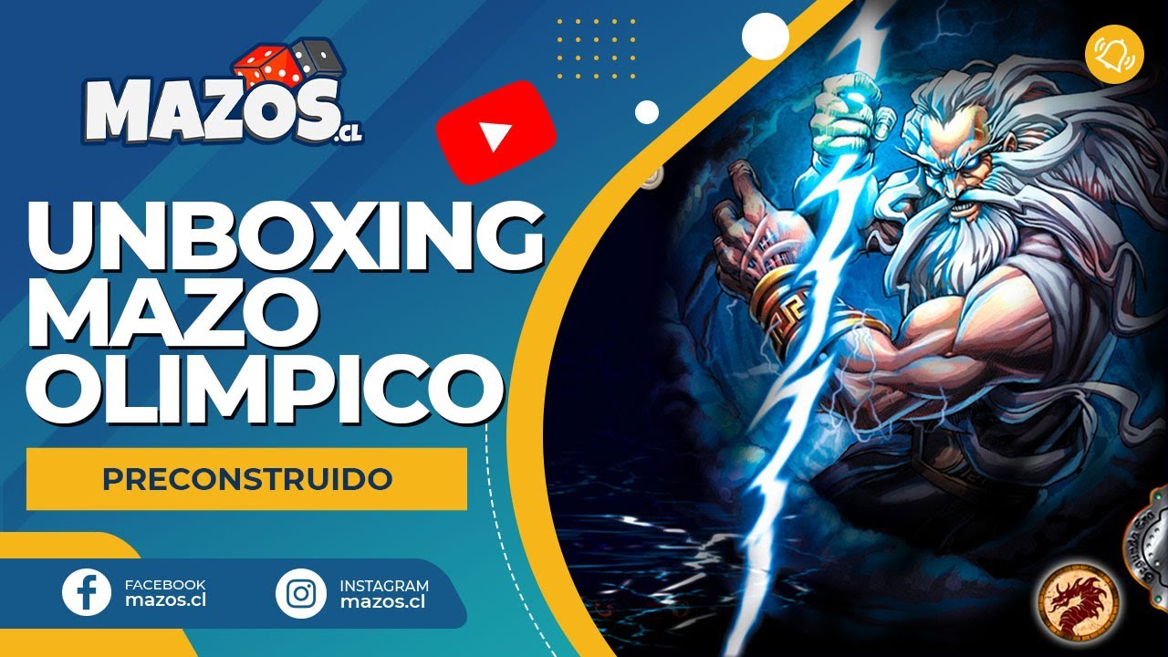 Unboxing Mazo Preconstruido Ol&iacute;mpico MyL |&nbsp;Mazos.cl