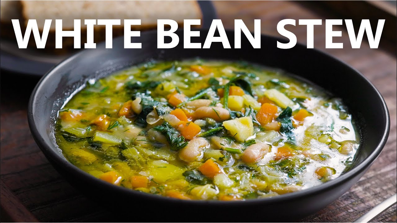 Herb & Lemon White Bean Potato Stew 🍲 One Pot Vegan Recipes! | Super Tasty Plant-Based Recipe Idea