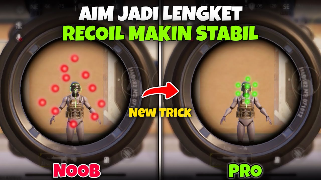 Cara Aim Lurus Pubg Mobile Terbaru | Cara Spray No Recoil | PUBG MOBILE 