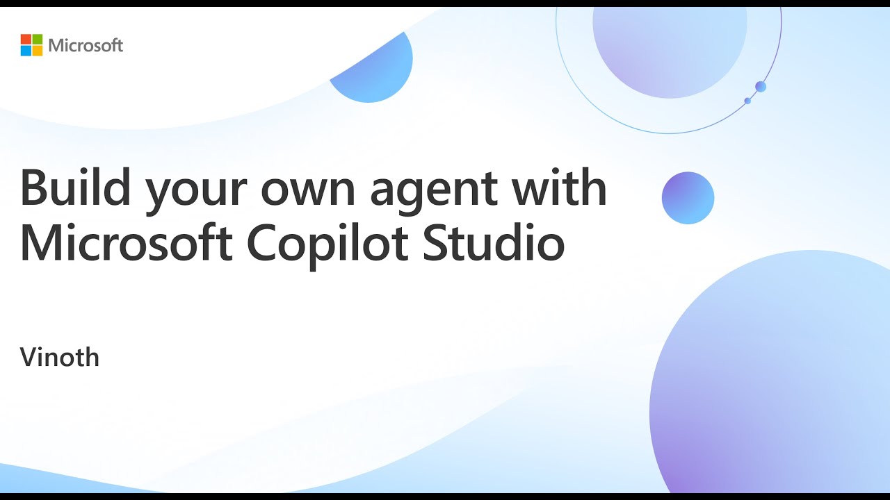 Создайте собственного агента с помощью Microsoft Copilot Studio — В РЕАЛЬНОМ ВРЕМЕНИ