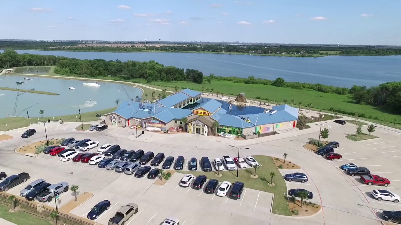 Hula Hut, Hydrous and Little Elm, Texas from Phantom 3 Professional 6-25-2017
