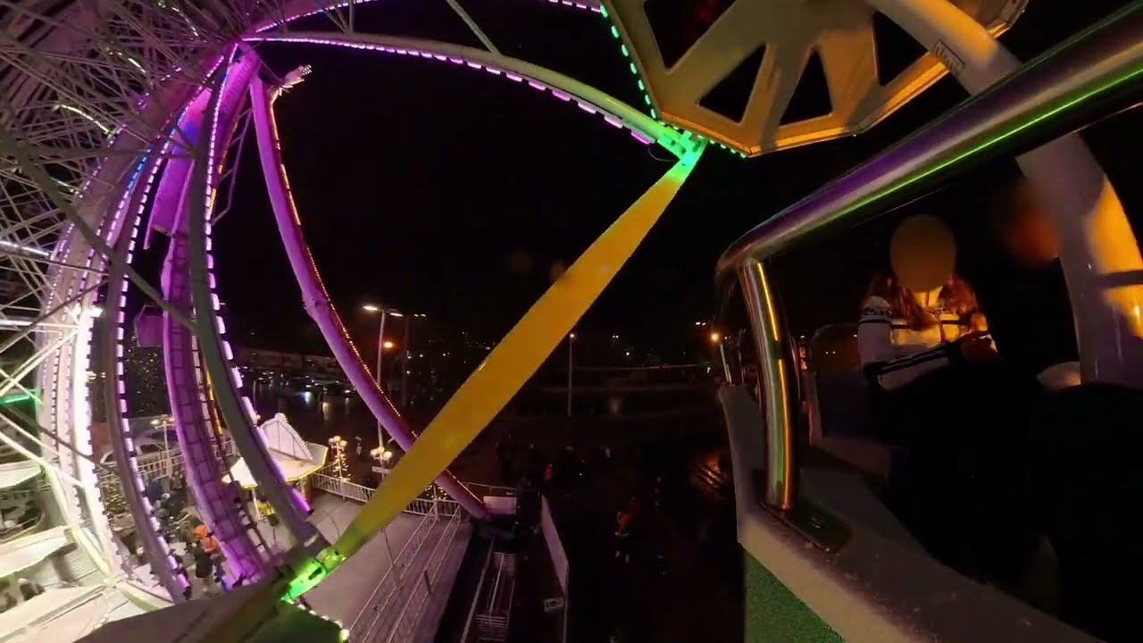 Schuberts Riesenrad: Nächtliche Fahrt am Augustusmarkt in Dresden