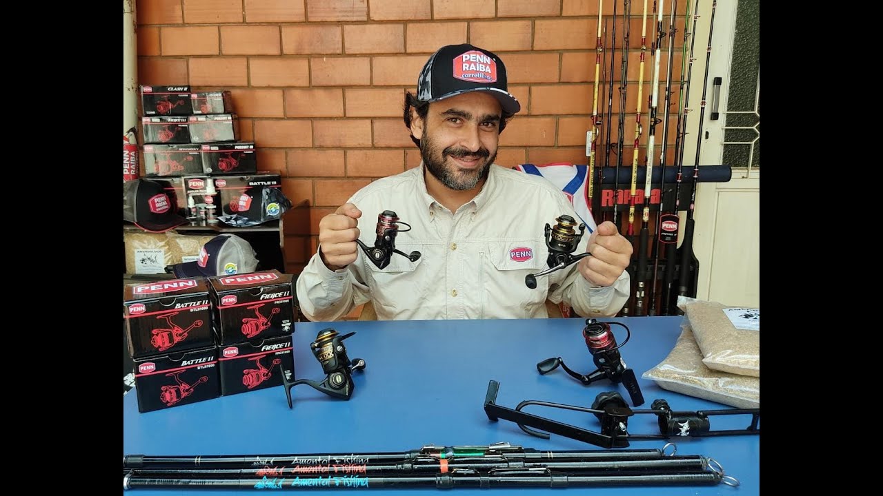 Molinetes Penn Reels para pesca Ultra Light: Fierce II 1000 Vs Battle II 1000
