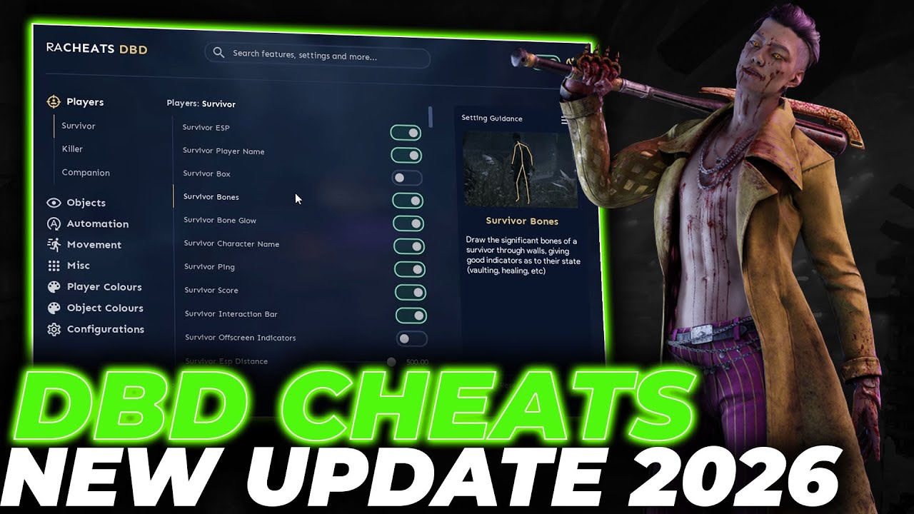Dead By Daylight Cheats | DBD Cheats | UNDETECTED Hack | See Killer, Auto-Fast Vault, GodMode & MORE