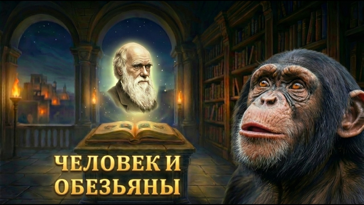 Человек и обезьяны | Происхождение человека - от животного к человеку | Детская энциклопедия 2.0