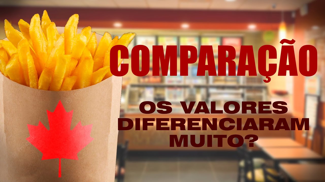 O VANTAJOSO PODER DE COMPRA DO CANAD&Aacute; (COMPARA&Ccedil;&Atilde;O)