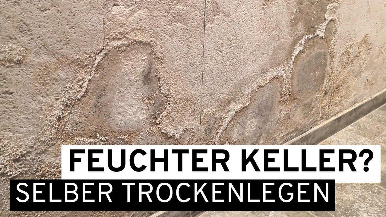 Keller Trockenlegen – Horizontalsperre mit Injektionscreme selber einbauen